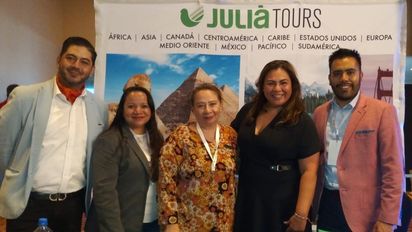 Juliá Tours promociona sus productos en el mercado mexicano durante la segunda edición anual de EPTUR.