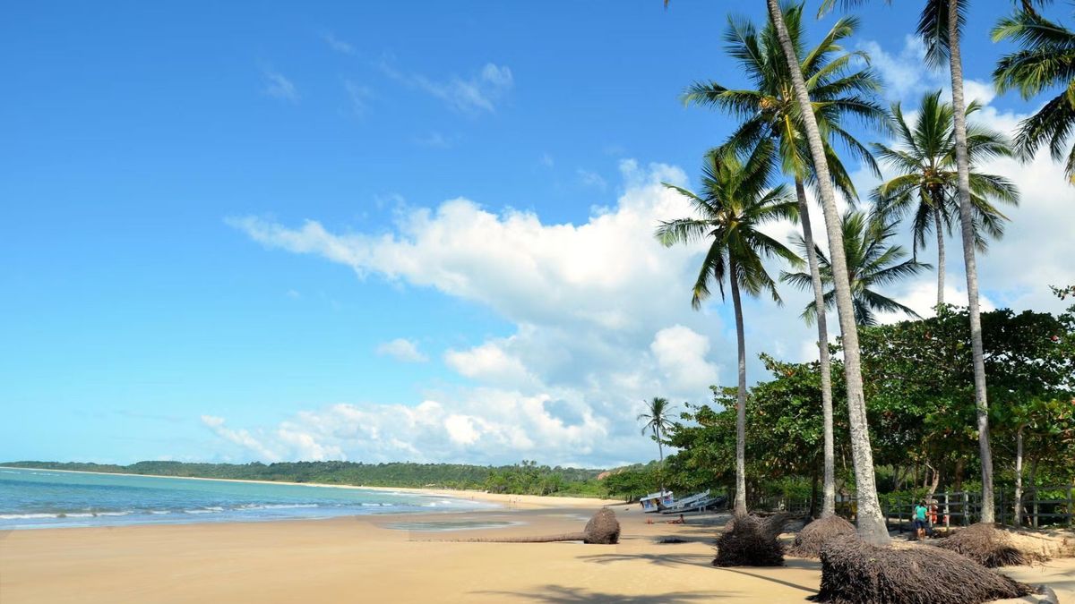Troncoso es una de las playas más tranquilas de Brasil.