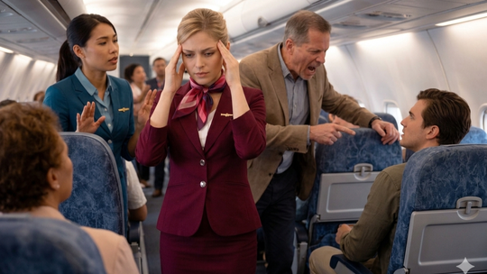 La tripulación se convierte en primera línea de contención frente a situaciones de pasajeros disruptivos que combinan presión operativa, emocional y de servicio.