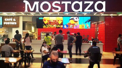 El nuevo local de Mostaza en el Aeroparque Jorge Newbery.
