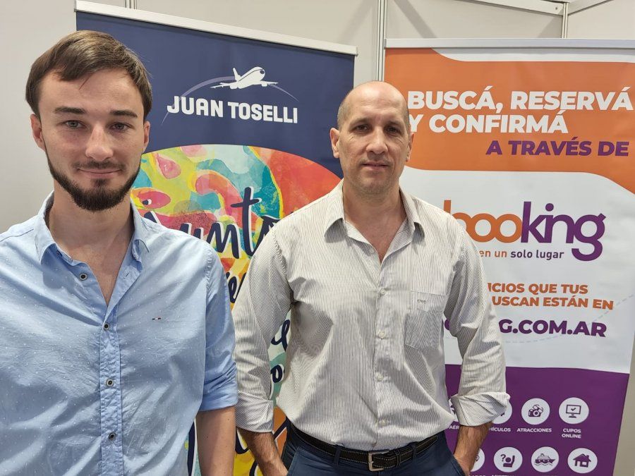 Juan Ignacio Blattner y Cristian Premern comentaron la oferta de Juan Toselli International Tours en Arav.