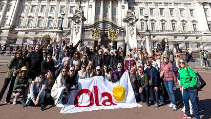Ola concretó su tradicional salida por Europa clásica.