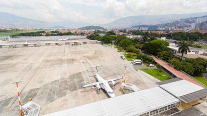 Aeropuerto Olaya Herrera.&nbsp;