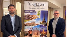 Antonio Paramio, director comercial de EuroRutas; y Jorge Martin, gerente general de Eurolatina.&nbsp;