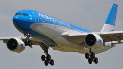 Un Airbus A330/200 de Aerolíneas Argentinas.