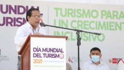 El titular de Mincetur, Roberto Sánchez, presentó en la ciudad de Jaén (Cajamarca) la nueva campaña promocional de PromPerú denominada “Voces del Perú”, un esfuerzo que incentiva el turismo en las regiones a través de las “rutas cortas”.