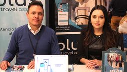 Equipo de la asistencia al viajero Plus Travel Assist, encabezado por su jefe comercial Nathaly Zamora.