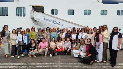 MP Global Cruises junto a los agentes de viajes en su visita al Oceanía Cruises Marina.