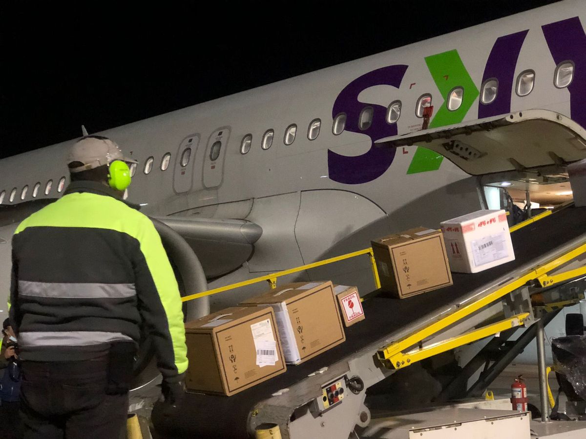 La versión de carga de Sky Airline (Sky carga)  ya opera en las ciudades de Arica