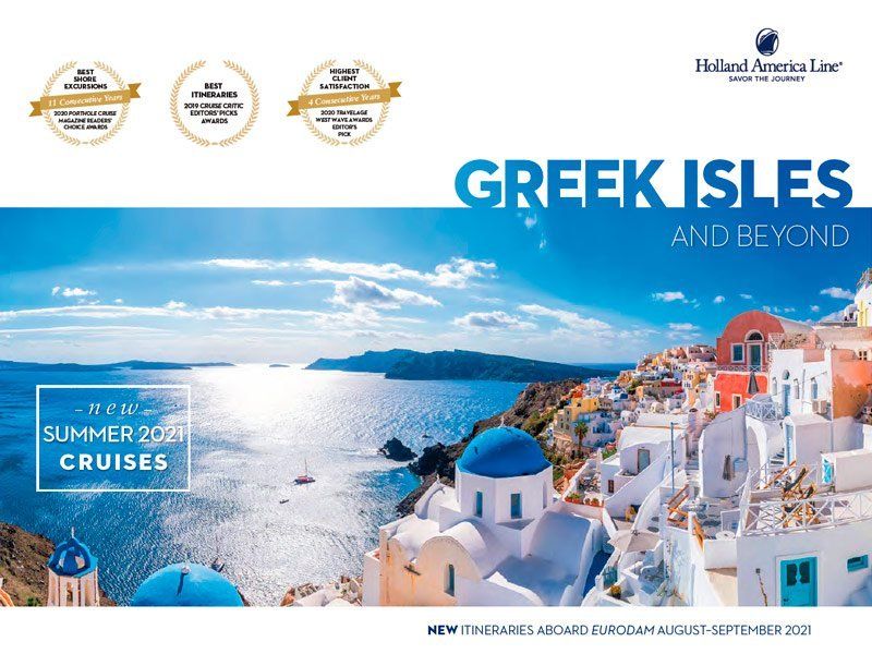 Grecia de la mano de Holland America Line.