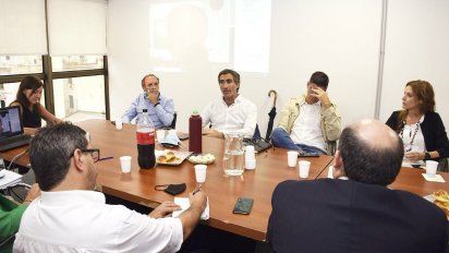 Imagen de archivo de 2022, que corresponde a una de las reuniones entre autoridades de ANAC y representantes de compañías aéreas, para dialogar sobre el tema de las Bandas tarifarias.