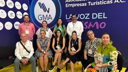 El equipo de profesionales del Grupo Mexicano de Asociaciones de Agencias de Viajes y Empresas Turísticas (GMA), encabezado por su presidenta, Judith Guerra.
