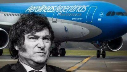 Javier Milei: Aerolíneas Argentinas se privatiza o se la entregaremos a los empleados.