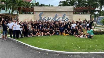 Sandals & Beaches: el fam trip Back2TheBeach recorre resorts y el campo de golf de la cadena