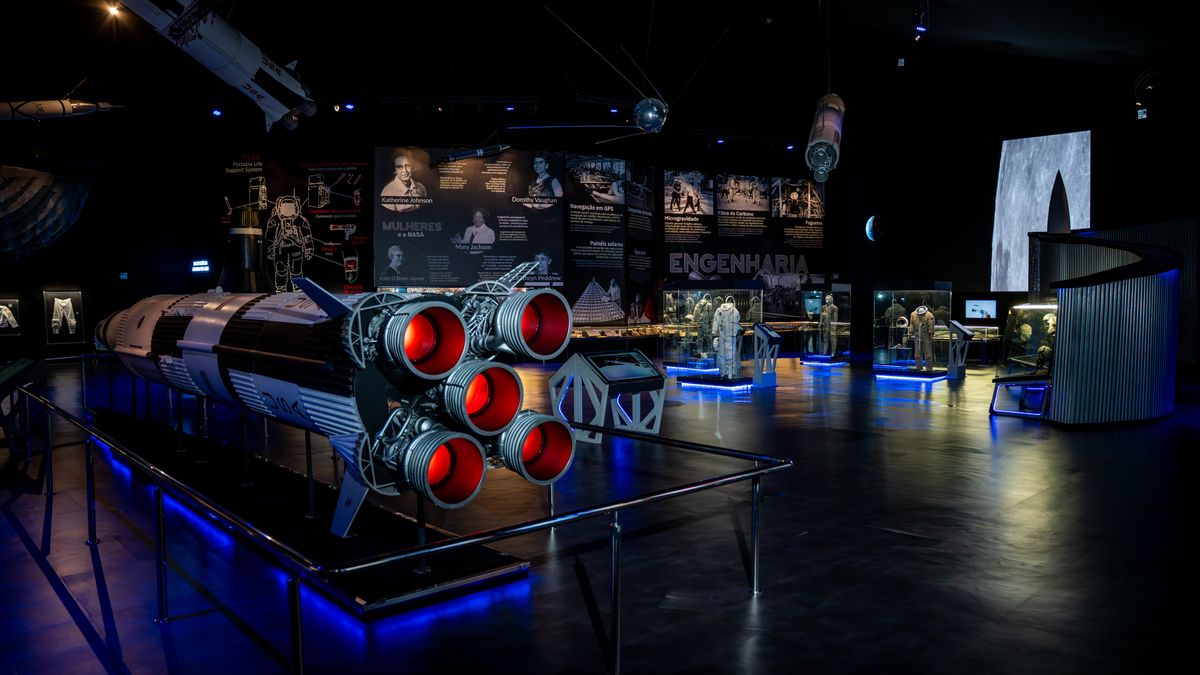 Brasil: el Space Adventure de Balneario Camboriú exhibe piezas auténticas que sorprenden a quienes lo recorren. 