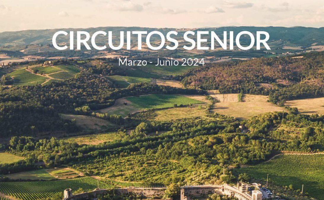 Catálogo de circuitos senior de MapaTours para 2024.