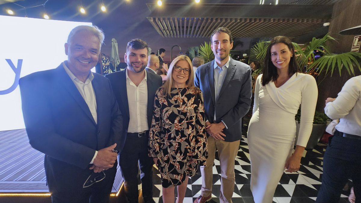 Gabriel Rego, José Ais, Silvana Muguerza, Franco Chaparro y Giuliana Brambilla.