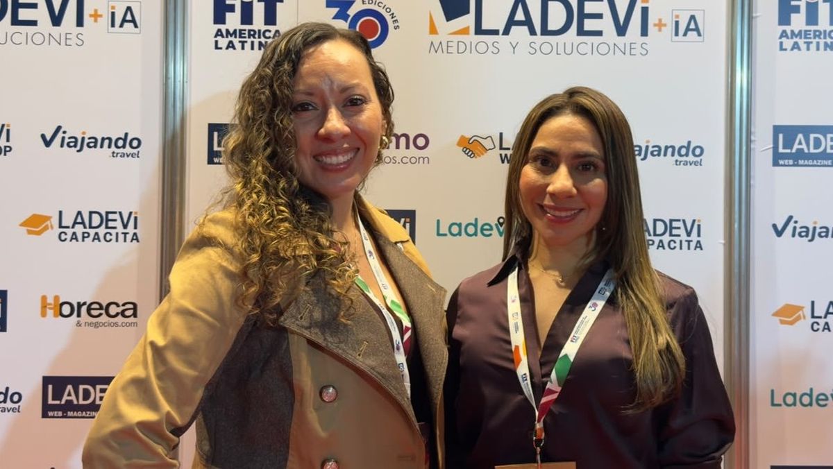 Luisa Mendoza, founder CEO; y Cristina Escobar, de Global Tourism Sports & Entertainment (GTSE); comunicaron las novedades de Atlantic City.