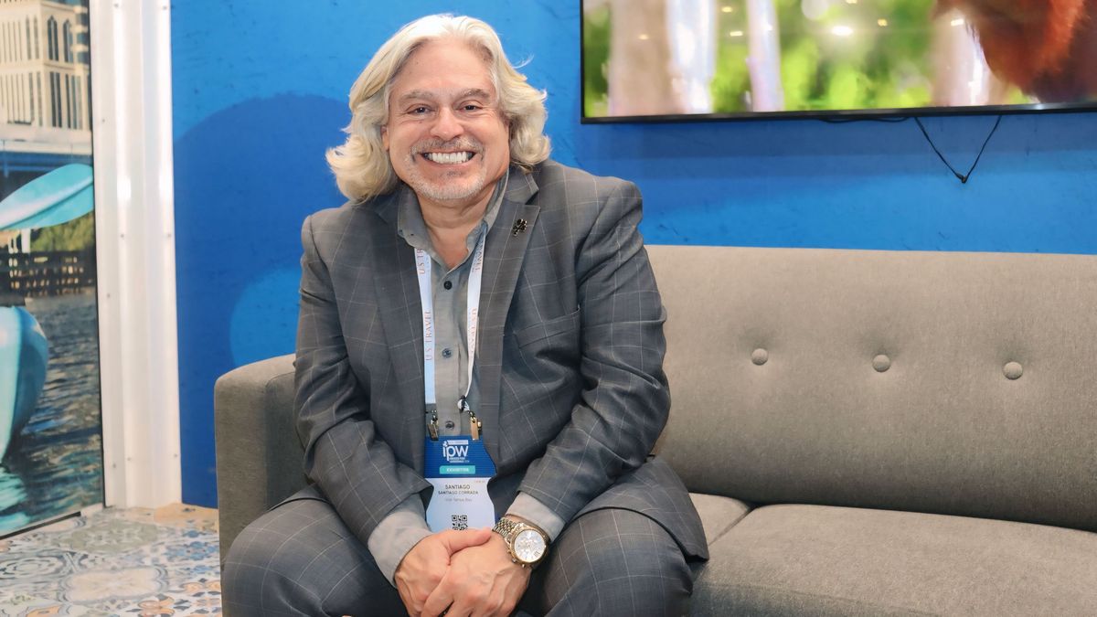 Santiago Corrada, presidente y CEO de Visit Tampa Bay, en el marco de IPW 2026.