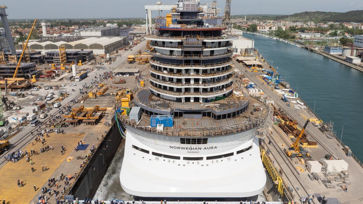 El Norwegian Aura contará con cerca de 1.970 camarotes y capacidad para 3.880 pasajeros en ocupación doble.