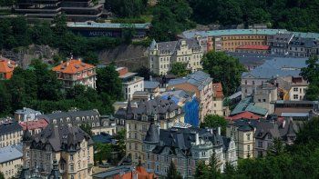 Karlovy Vary es la capital de la Bohemia Occidental.