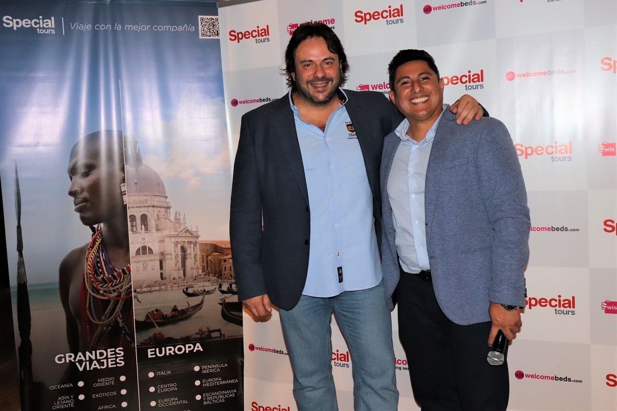 Special Tours presentó sus novedades en Perú en un evento encabezado por David Patiño, director comercial para Latinoamérica y Estados Unidos; y Junior Querol, director regional para Perú y Bolivia. - Ladevi Medios y Soluciones Special Tours presentó sus novedades en Perú en un evento encabezado por David Patiño, director comercial para Latinoamérica y Estados Unidos; y Junior Querol, director regional para Perú y Bolivia.