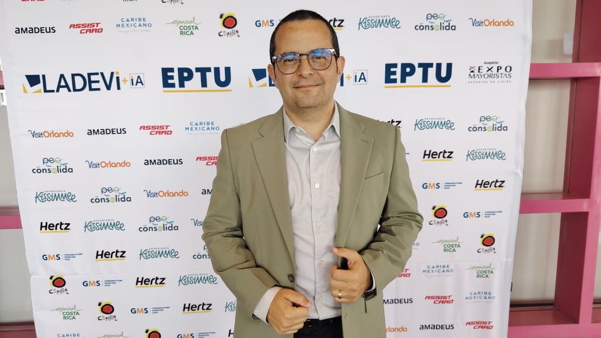 El director general de Nao Travel Collection, Mauricio Bustamante.