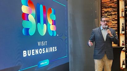 Visit Buenos Aires realizó una presentación a cargo de Fernando Amer, junto con Aerolíneas Argentinas, JetSMART y Sky Airline.