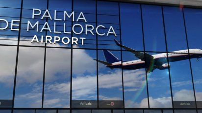 Aeropuerto de Palma de Mallorca.