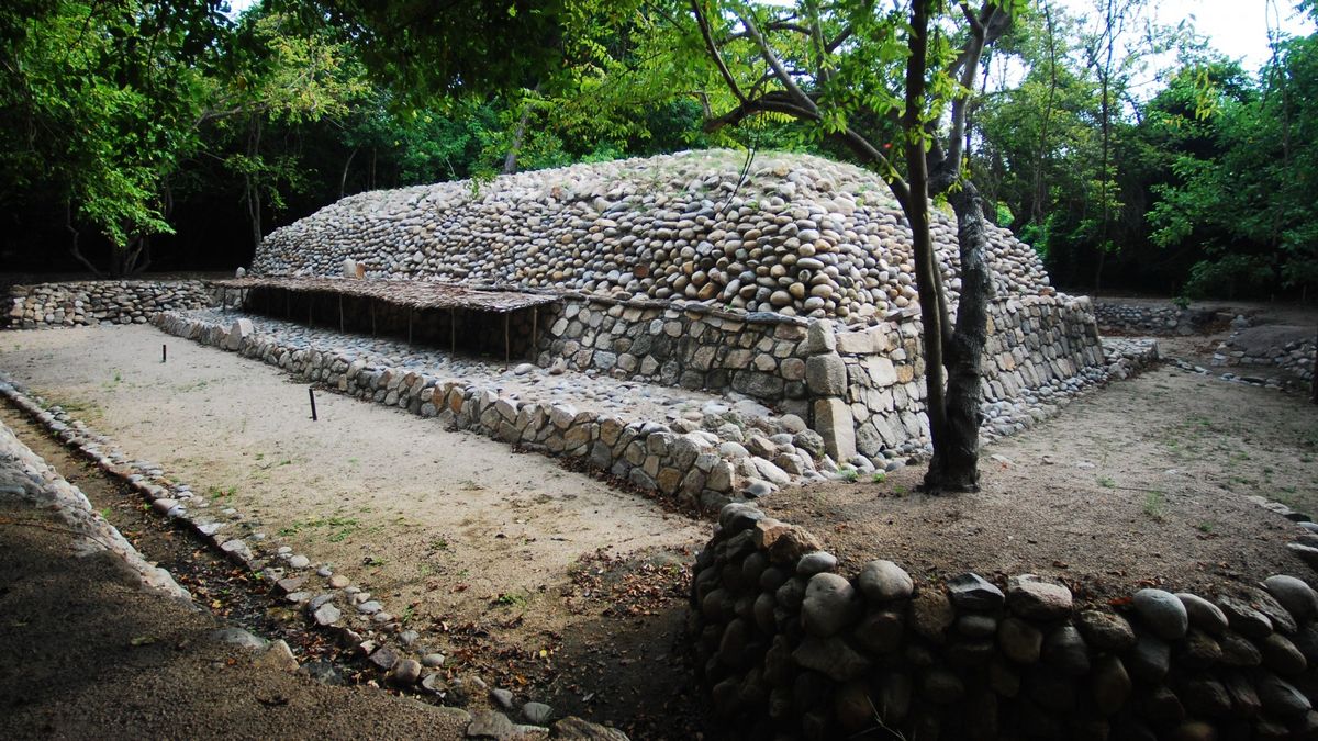 Visita la zona arqueológica de Bocana del Río Copalita en Huatulco.&nbsp;