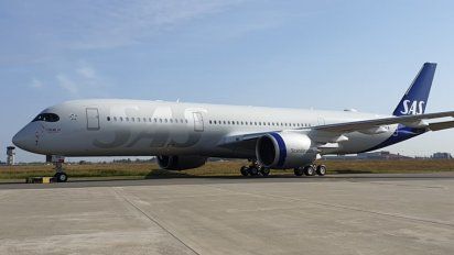 Un Boeing B-787 Dreamliner de SAS.