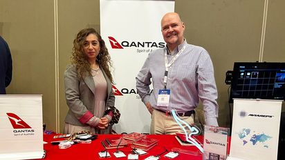 Representantes de Qantas en el Workshop Ladevi Chile.