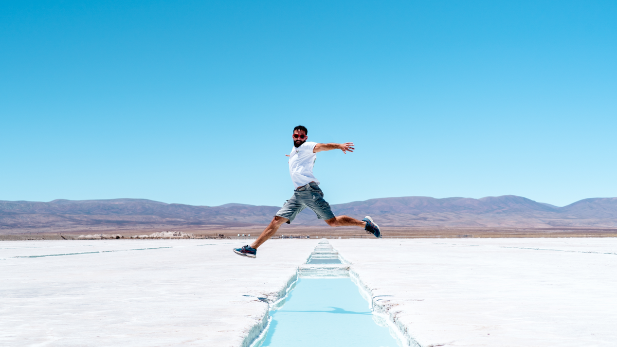 Las Salinas Grandes son uno de los espectáculos más alucinantes del norte argentino.