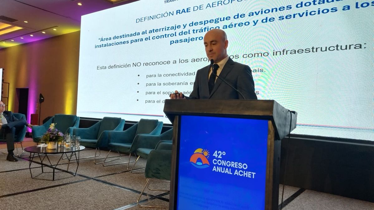 Walter Kaemple, Jefe Departamento de Proyectos, Dirección Nacional de Aeropuerto, MOP, en el 42° Congreso Achet 2026.