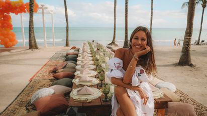 Hoteles de México: la intimidad del cumpleaños de Pampita en uno de los resorts más exclusivos donde compartió con sus familiares y amigos.&nbsp;