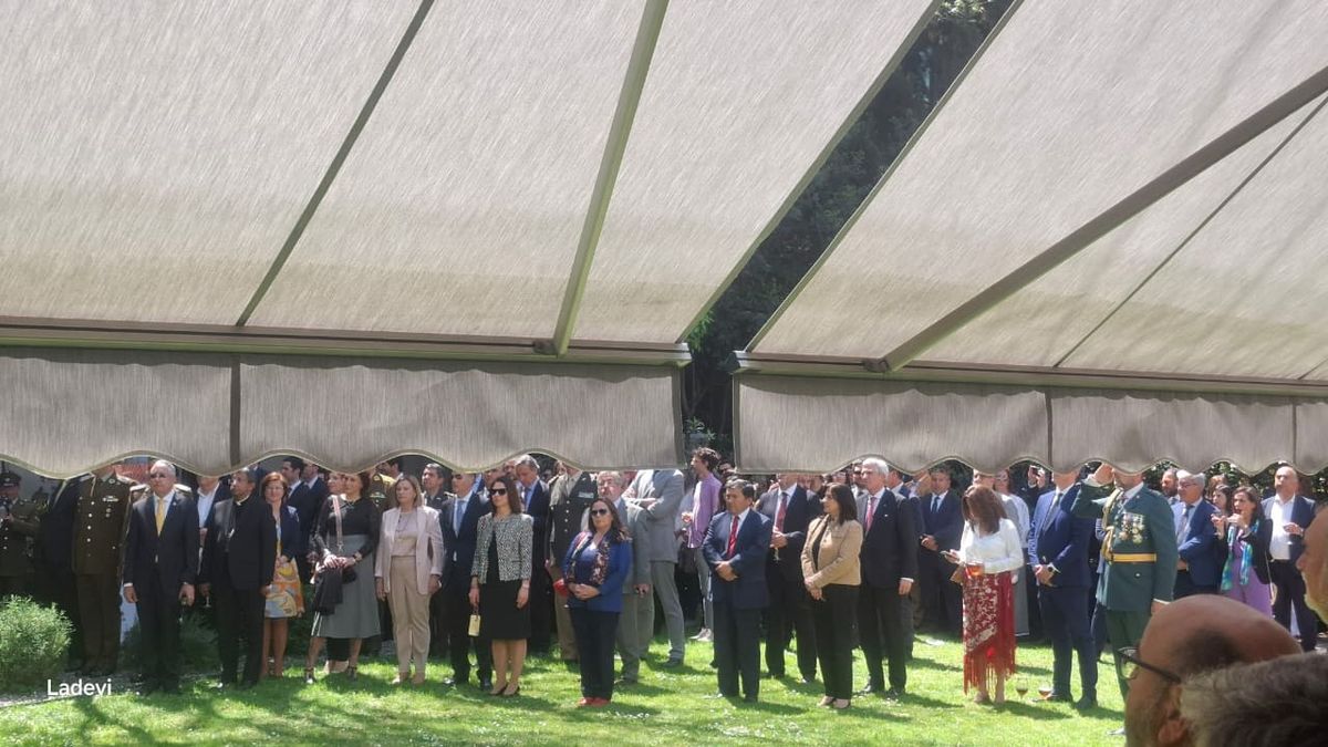 España celebró la Fiesta Nacional en la residencia oficial de su embajada en Chile.