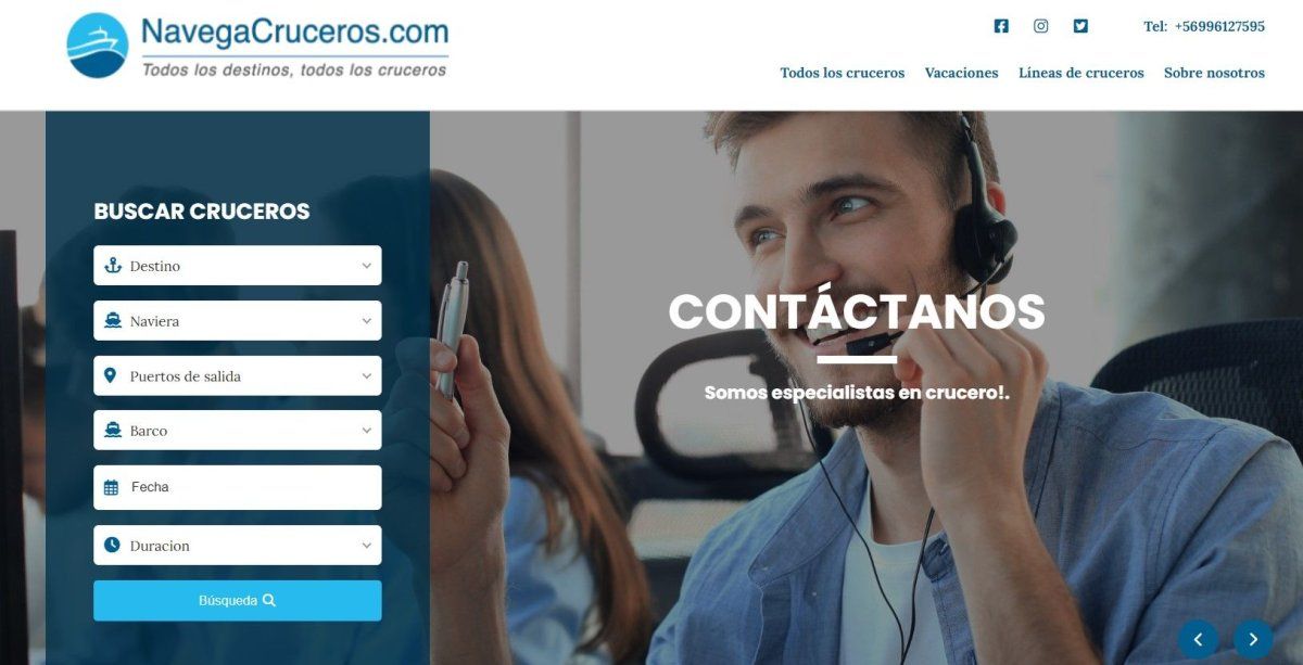 La nueva herramienta de Navegacruceros.com. - Ladevi Medios y Soluciones La nueva herramienta de Navegacruceros.com.