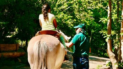 Disfruta del panorama en la naturaleza Granja Aventura durante las vacaciones de invierno&nbsp;