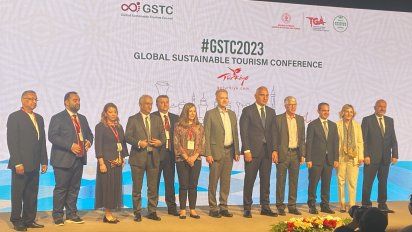 Todos los representantes que organizan la GSTC 2023 en Antalya (Turquía).