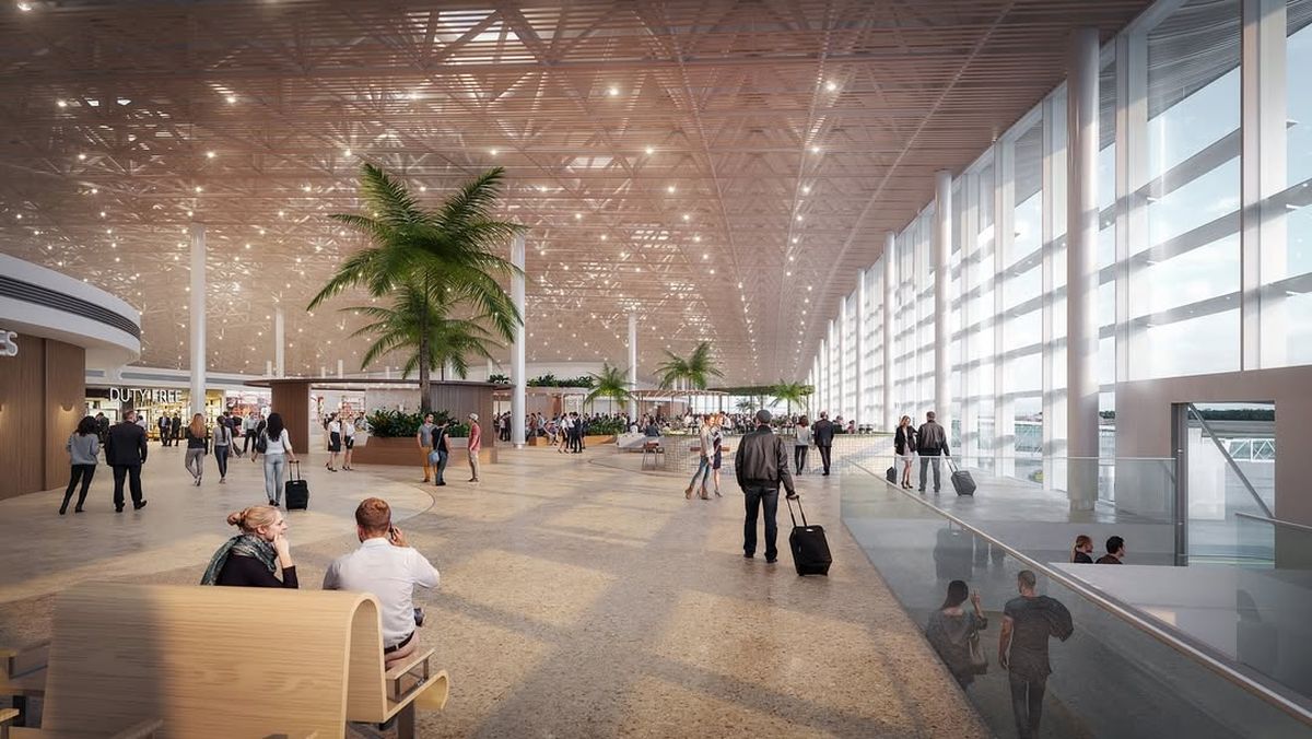 Santo Domingo en DATE 2025: diseño preliminar de la nueva terminal del Aeropuerto Internacional de Las Américas (SDQ) en Santo Domingo.