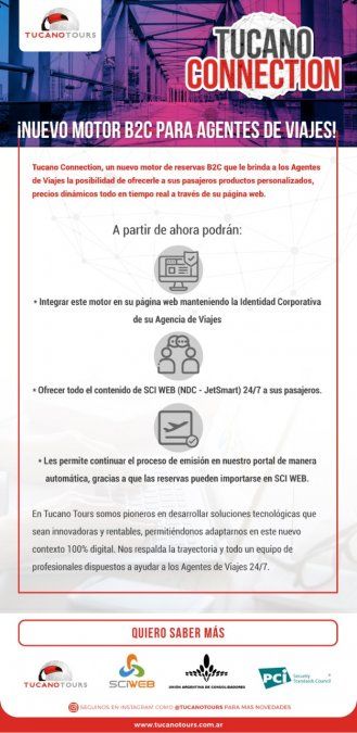 Tucano Connection es el nuevo lanzamiento de Tucano Tours.