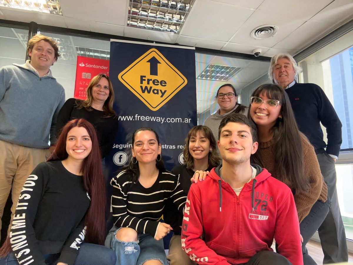 El renovado equipo de Free Way en Buenos Aires.