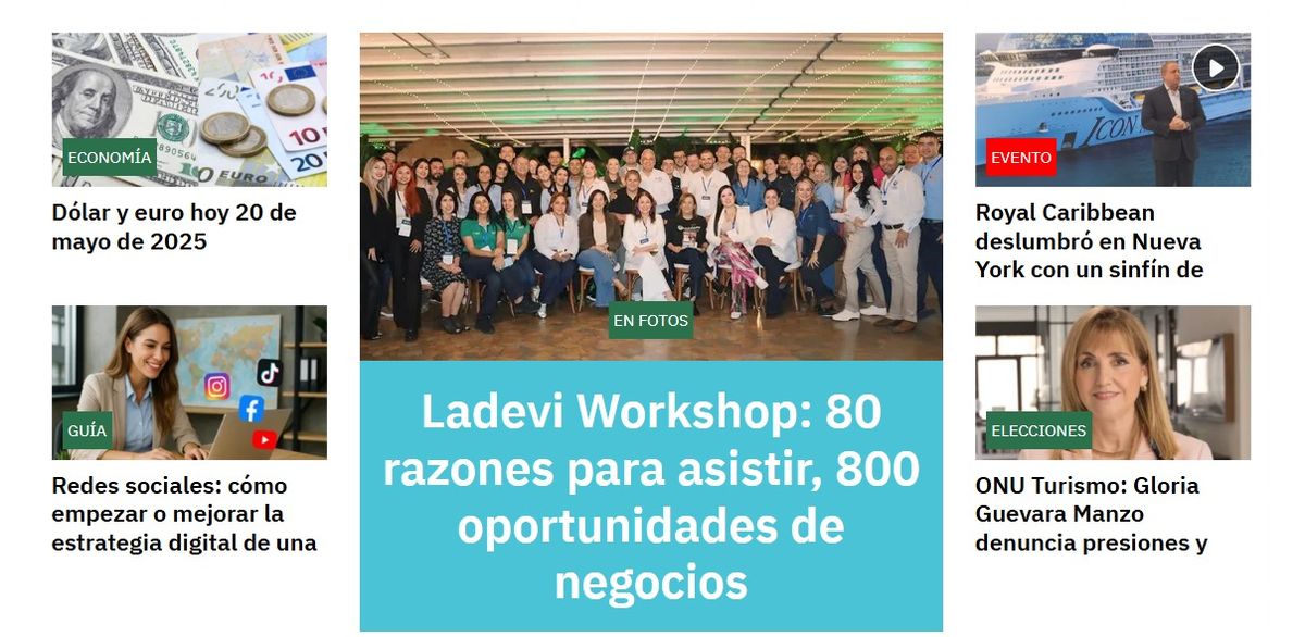 Los portales de Ladevi Medios y Soluciones, entre ellos, La Agencia de Viajes Colombia, son auditados por Google Analytics.&nbsp;