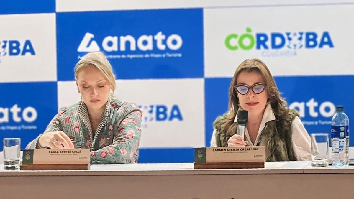 Paula Cort&eacute;s, presidenta de Anato, y Carmen Caballero, presidenta de ProColombia.