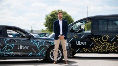 Felipe Fernández Aramburu, director general de Uber Espana, en Palma.