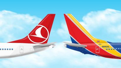 Turkish Airlines sella alianza con Southwest Airlines