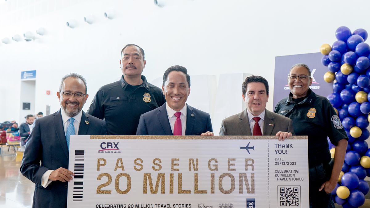 Cross Border Xpress ya transportó a 20 millones de pasajeros