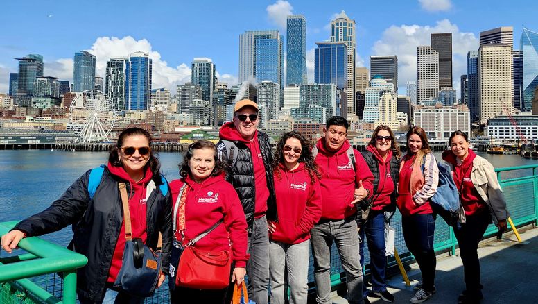 Los profesionales invitados por Brand USA a recorrer los estados de Washington y Oregon.