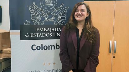 Lisa White, agregada comercial de la Embajada de Estados Unidos en Bogotá.