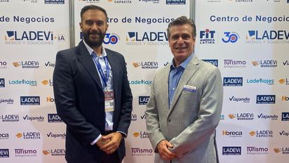 Travel Industry Sales de Visit Orlando: Neto Fernandes y Patrick Yvars.